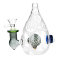 Load image into Gallery viewer, Eggcellent Etched Glass Water Pipe - 5.25" / 14mm F
