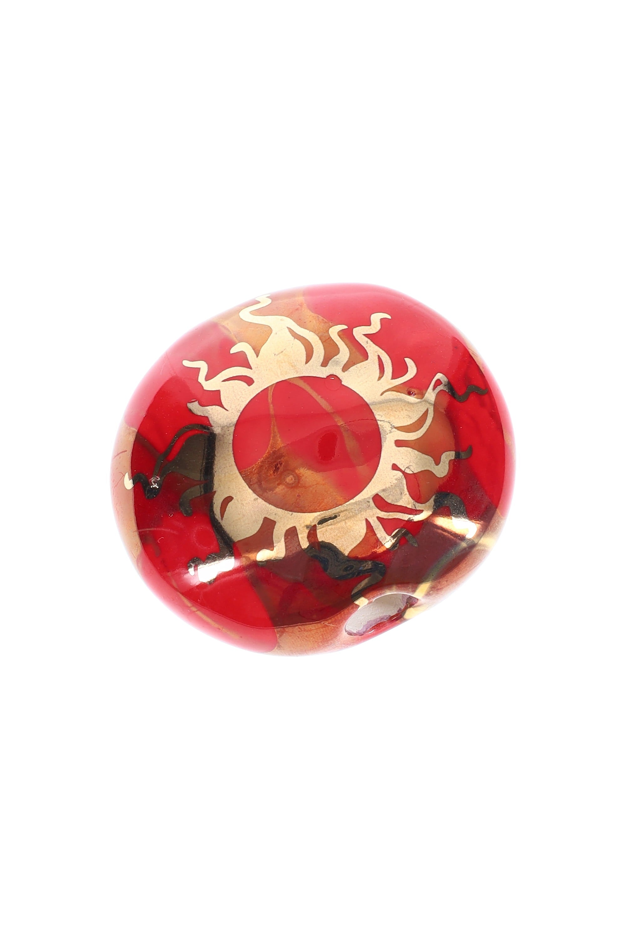 Ancient Creations Ceramics Round Smoke Stone – Made in USA