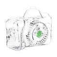 Cargar la imagen en la vista de la galería, SeshGear Old School Camera Glass Hand Pipe - 3.75" / Clear
