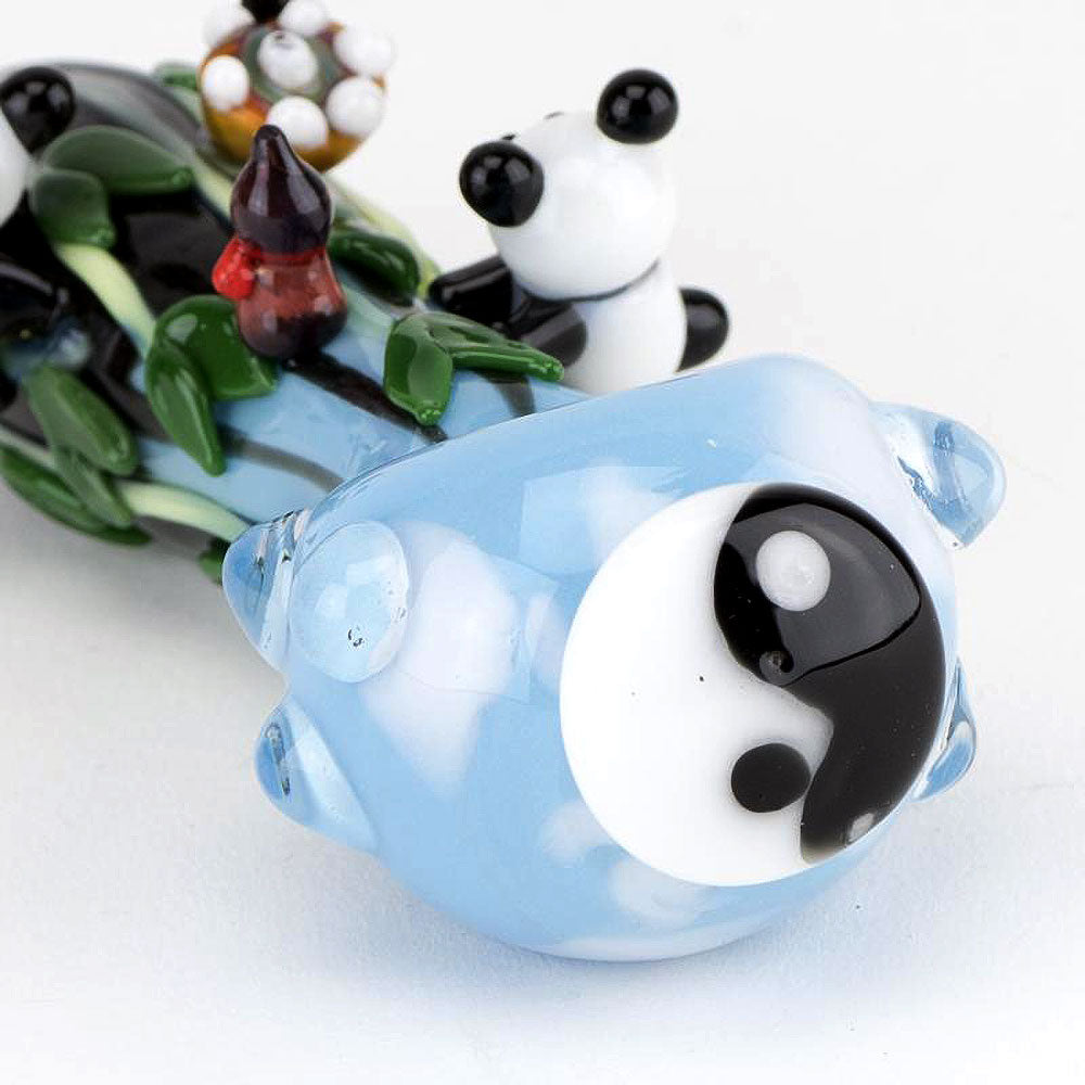 Empire Glassworks Spoon Pipe - 4.75" / Climbing Pandas