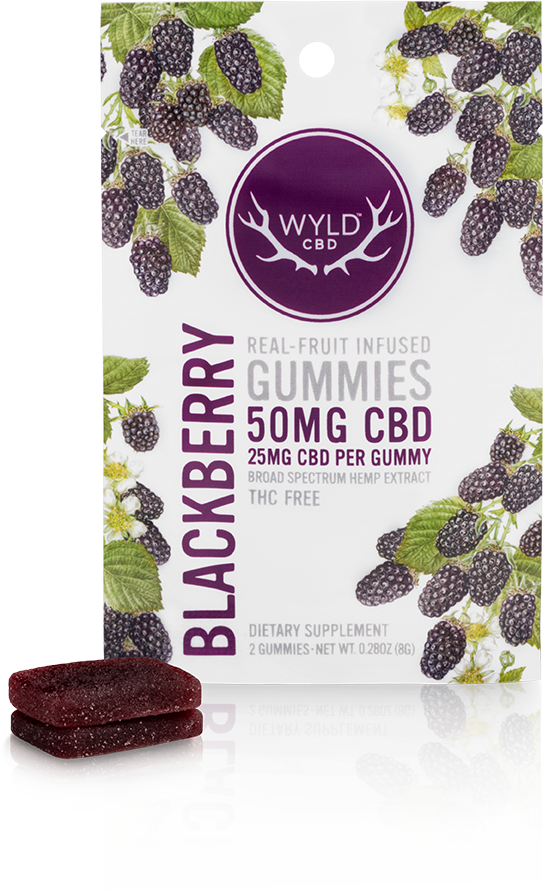 WYLD  CBD Real Fruit Infused CBD Gummies (50MG - 1000MG)