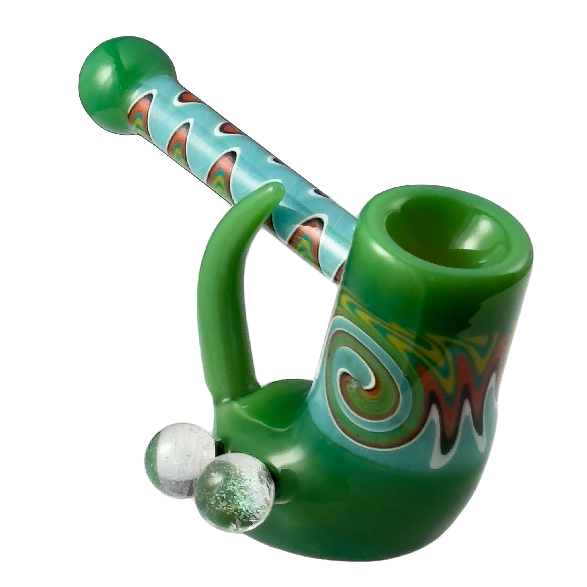 Crush Fang Dual Galaxy Marbles Bubbler Pipe