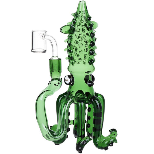 Spiny Squid Glass Dab Rig - 9"