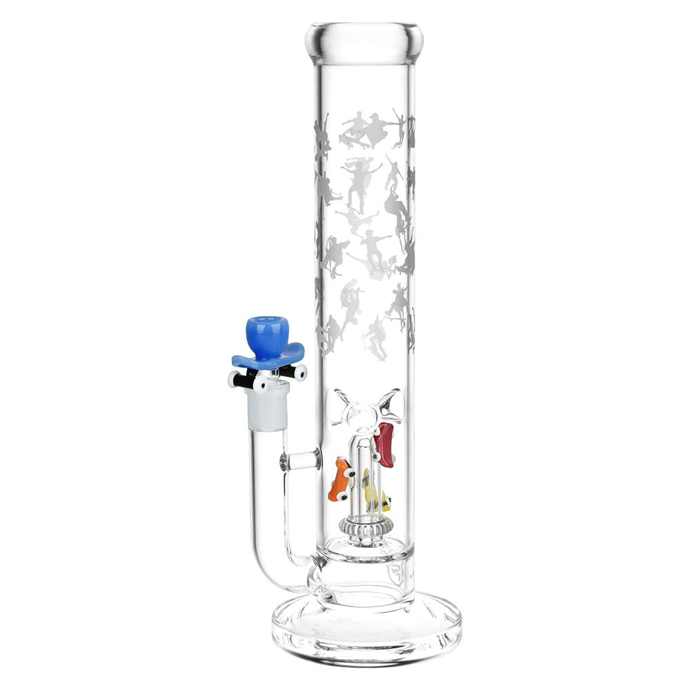 Pulsar Skate or Die Straight Tube Glass Water Pipe