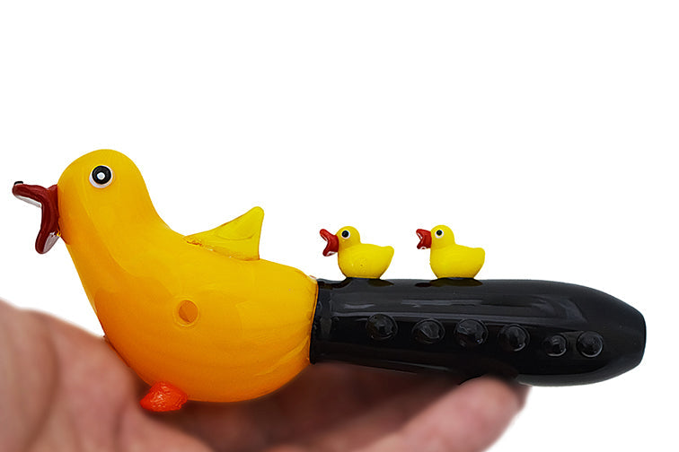 Flock of Ducks Glass Pipe