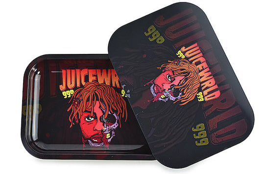 3D Holographic Metal Rolling Tray w/ Magnetic Lid (Design 36)