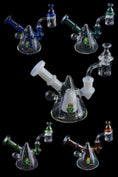 Laad de afbeelding in de Gallery-viewer, Space King Glass - 'Space Pyramid' Mini Rig
