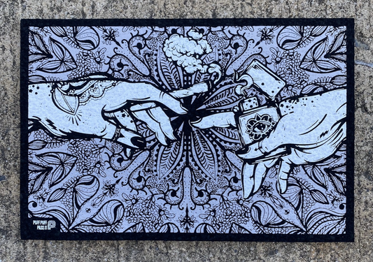 Puff &amp; Pass UV Moodmat - Grijs