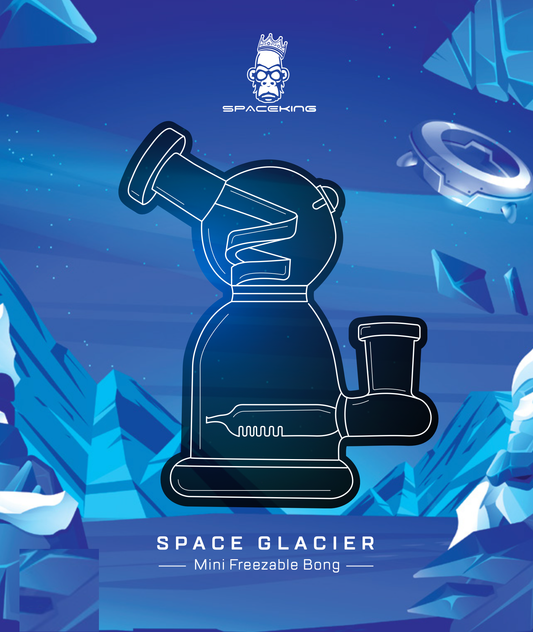 Space King Glas - 'Space Glacier' Invriesbare Bong
