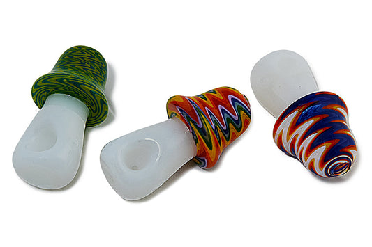 Wig Wag White Mushroom Pipe