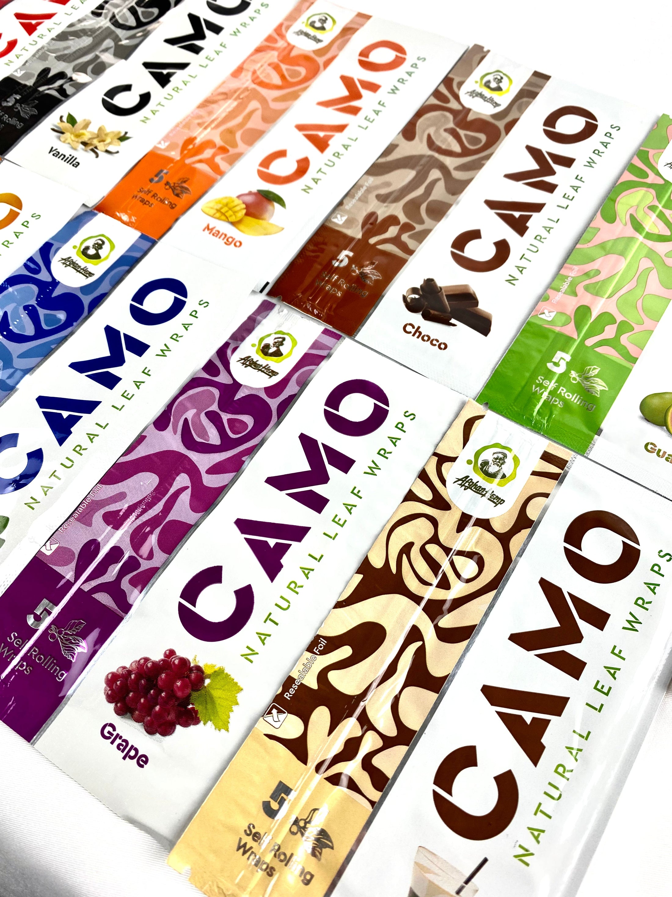 CAMO zelfrollende bladwikkels (11 Flavour Sampler Pack)