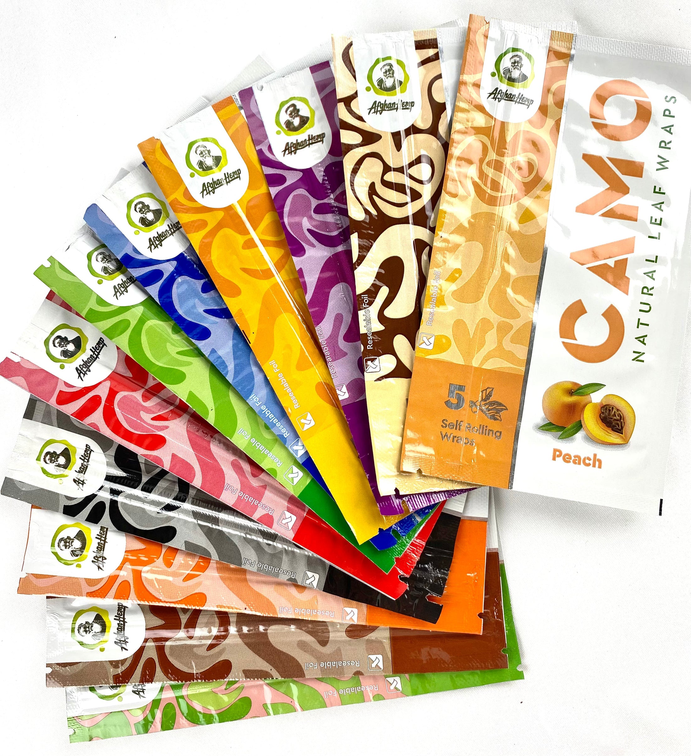 CAMO self-rolling leaf wraps CAMO self-rolling leaf wraps