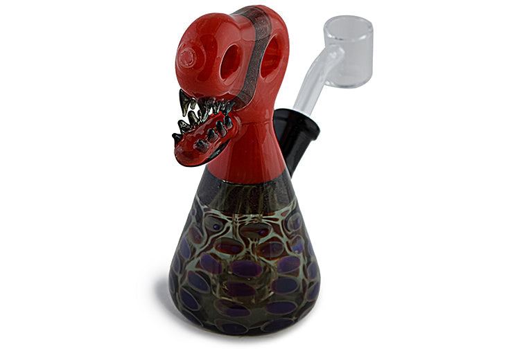 Dino Head Dichro Glass Rig