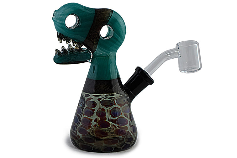 Dino Head Dichro Glass Rig