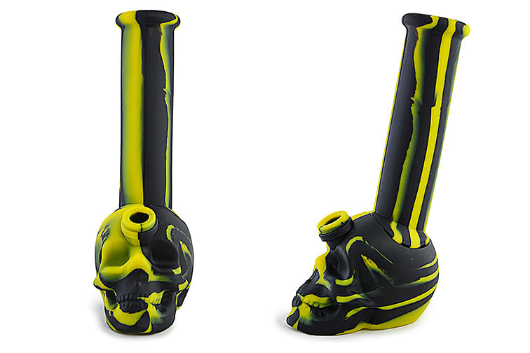 Silicone Skull Water Pipe