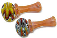 Load image into Gallery viewer, Silver & Gold Fumed Glass Pipe
