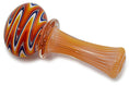 Cargar la imagen en la vista de la galería, Silver & Gold Fumed Glass Pipe
