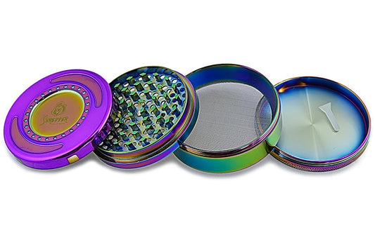 Shredder - Oversized Rainbow Grinder (4")(100mm)