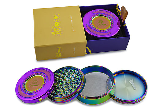 Shredder - Oversized Rainbow Grinder (4")(100mm)