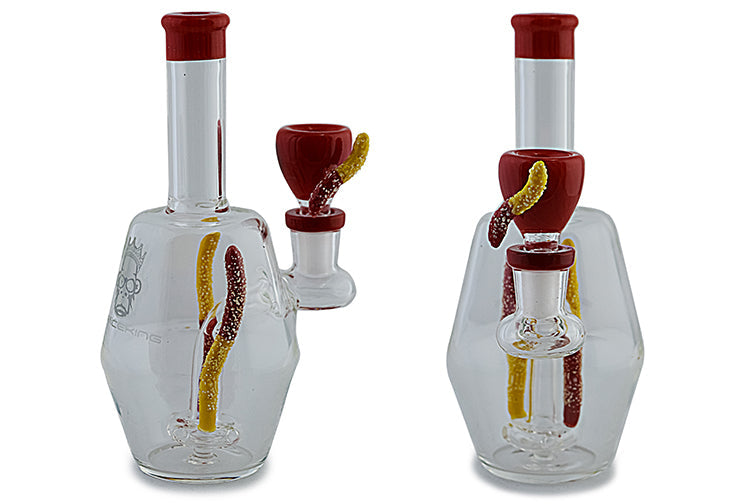 Space King Gummy Worms Water Pipe