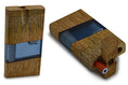 Laad de afbeelding in de Gallery-viewer, Handmade Wood & Acrylic Dugout w/ One Hitter - Blue
