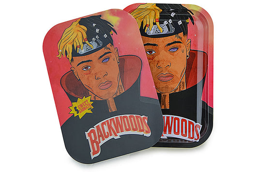 3D Holographic Metal Rolling Tray w/ Magnetic Lid (Design B56)