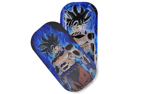 Slim 3D Holographic Metal Rolling Tray w/ Magnetic Lid