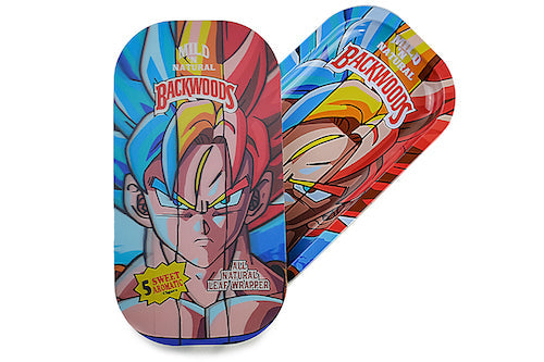 Slim 3D Holographic Metal Rolling Tray w/ Magnetic Lid