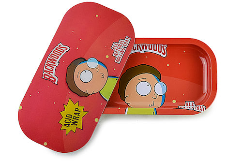 Slim 3D Holographic Metal Rolling Tray w/ Magnetic Lid