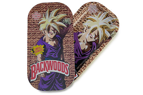 Slim 3D Holographic Metal Rolling Tray w/ Magnetic Lid